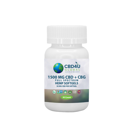FULL SPECTRUM CBD + CBG SOFTGEL CAPS 1500MG